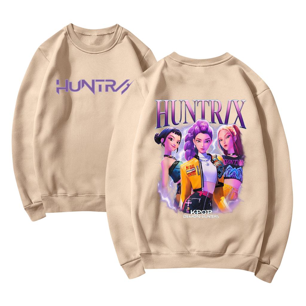 Damemote Casual Langermet trykt rundhals sweatshirt topp