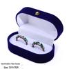 Velvet Jewelry Box: Elegant Gift Box for Rings, Necklaces, and Pendants with Gold Buckle