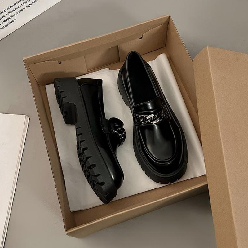 Fashion Spring 2025 Women's British Style Luxury Designer Platform Mary Jane Loafers Shoes Jk Uniform Lolita Style Women Footwear Shoes