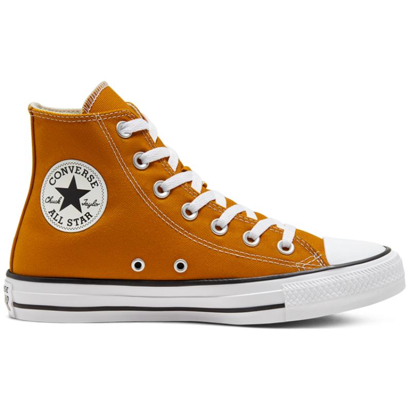 Converse Chuck Taylor All Star Vintage Casual High Top Espadrilles Unisex Earthy Yellow