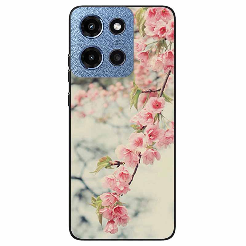 Phone Cases for Moto G 2025 5G Case Flowers Printing Silicone TPU Soft Covers for Motorola Moto G 2025 Back Shell For Moto G 5G