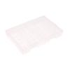 Hard Plastic Anti Impact Wear Resistant Storage Box Battery Case Practical Organizer Clear Inner Compartment Holder