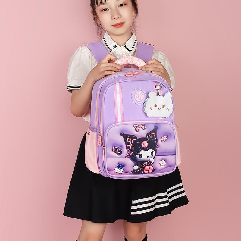 Elementary school bag cartoon girl second to fifth grade large capacity backpack children lightweight weight backpack