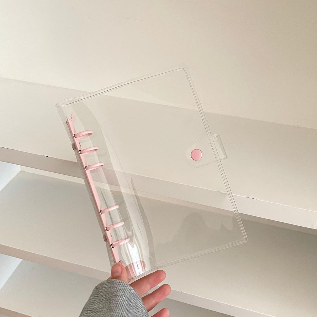 A6 Transparente PVC Hülle Loseblatt Kpop Idol Kartenalbum Aufbewahrungsbuch Ordner Pocards Tagebuch Notizbuch Hülle Schulbedarf Qualität