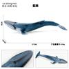 Solid Blue Whale Marine Life Model, Realistic Plastic Ocean Figure Wholesale Early Education