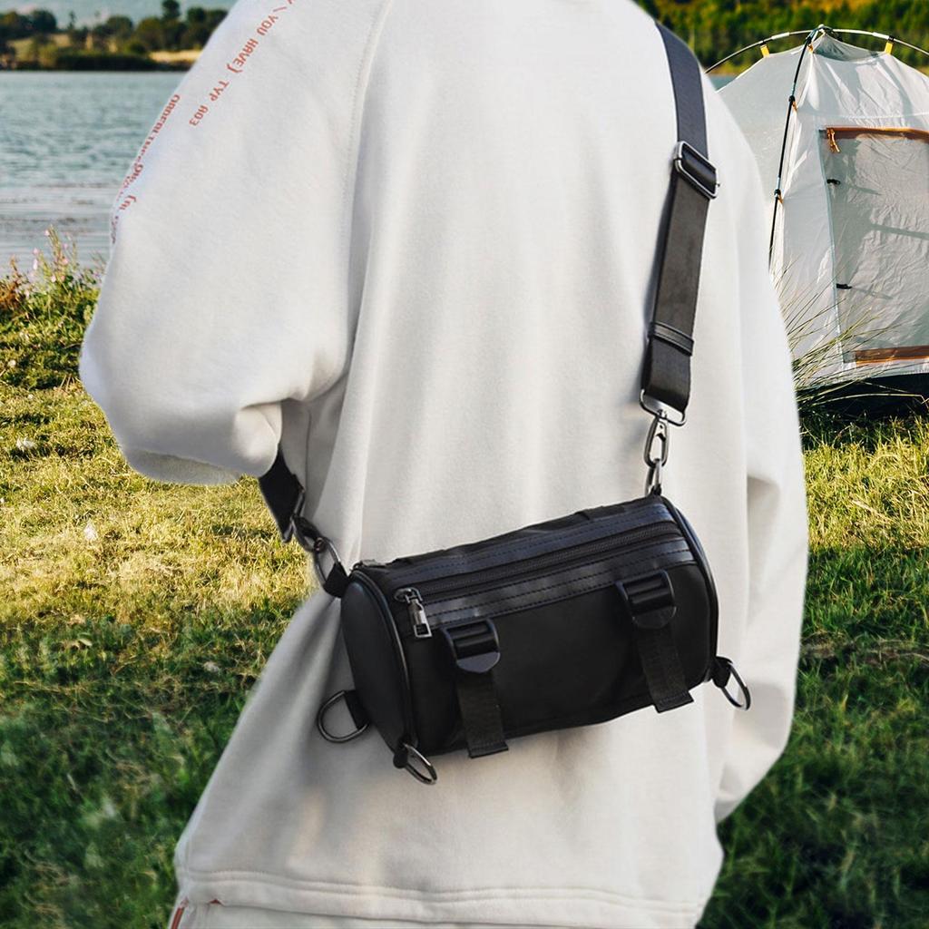 Male Travel Bucket Handbag Autumn Crossbody Bag for Traveling Women Men