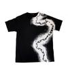 Used LOUIS VUITTONShort sleeve T-shirt black/white cotton mens