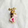 Cute 3D Cat Animal Hanging Branch Brooch Kawaii Animal Lapel Pins Clothes Backpack Jackets Decoration For Children Women Gifts