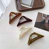 Unique Hollow Abs Triangle Hair Clip For Women Designed For Chic And Hairdos Stylish
