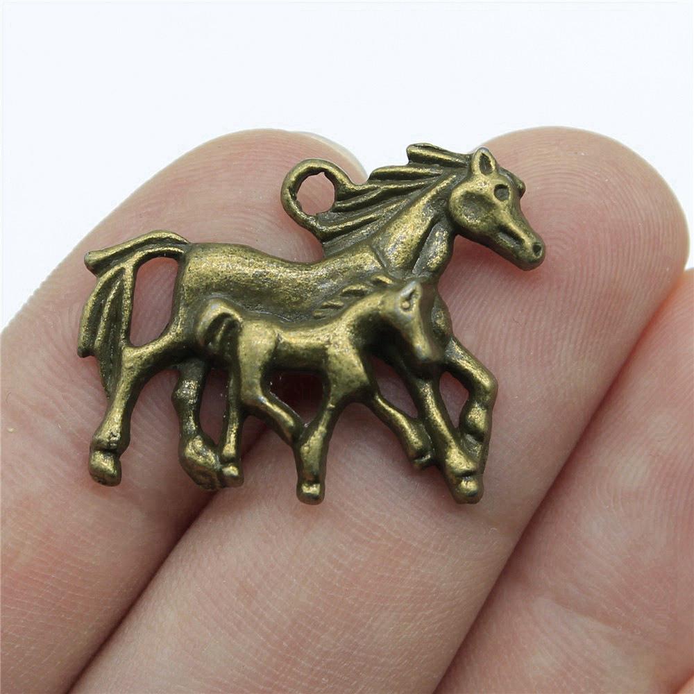 Charms Pegasus Horse Pendants Minimalist Jewelry Components QC095