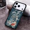 Japanese Koi Fish soft Phone Case for iPhone 17 16 15 Pro Max Air 14 13 12 11 Plus Shockproof Cover