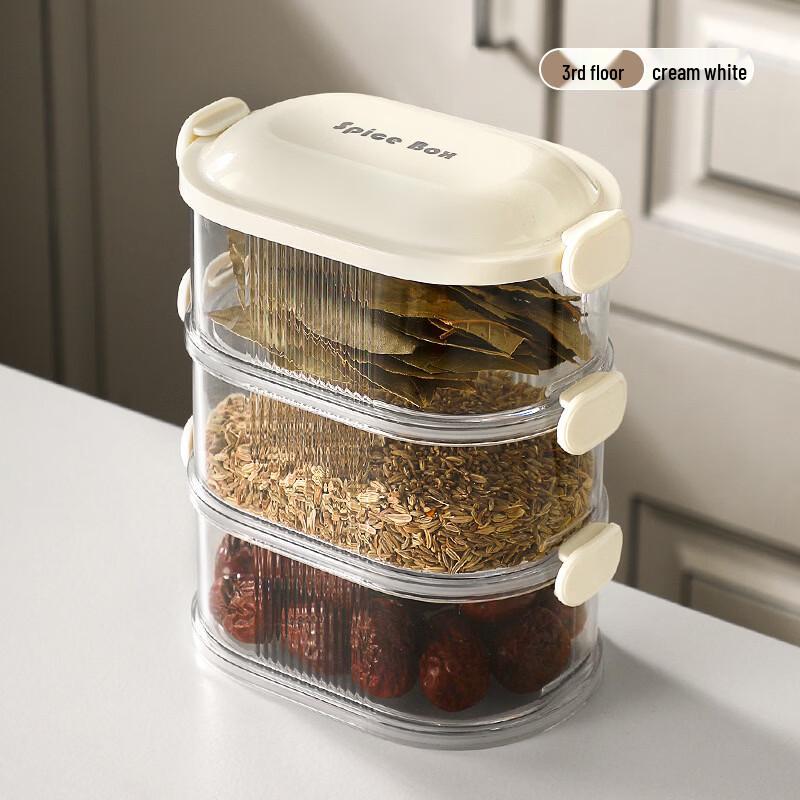 

ZISIZ Stackable Spice Storage Container