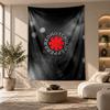 Dekoratives Wandbehang, Mit Red Hot Chili Peppers Bedruckte Wandkunst, Leichte Wanddekoration Für Schlafzimmer-Hintergrund