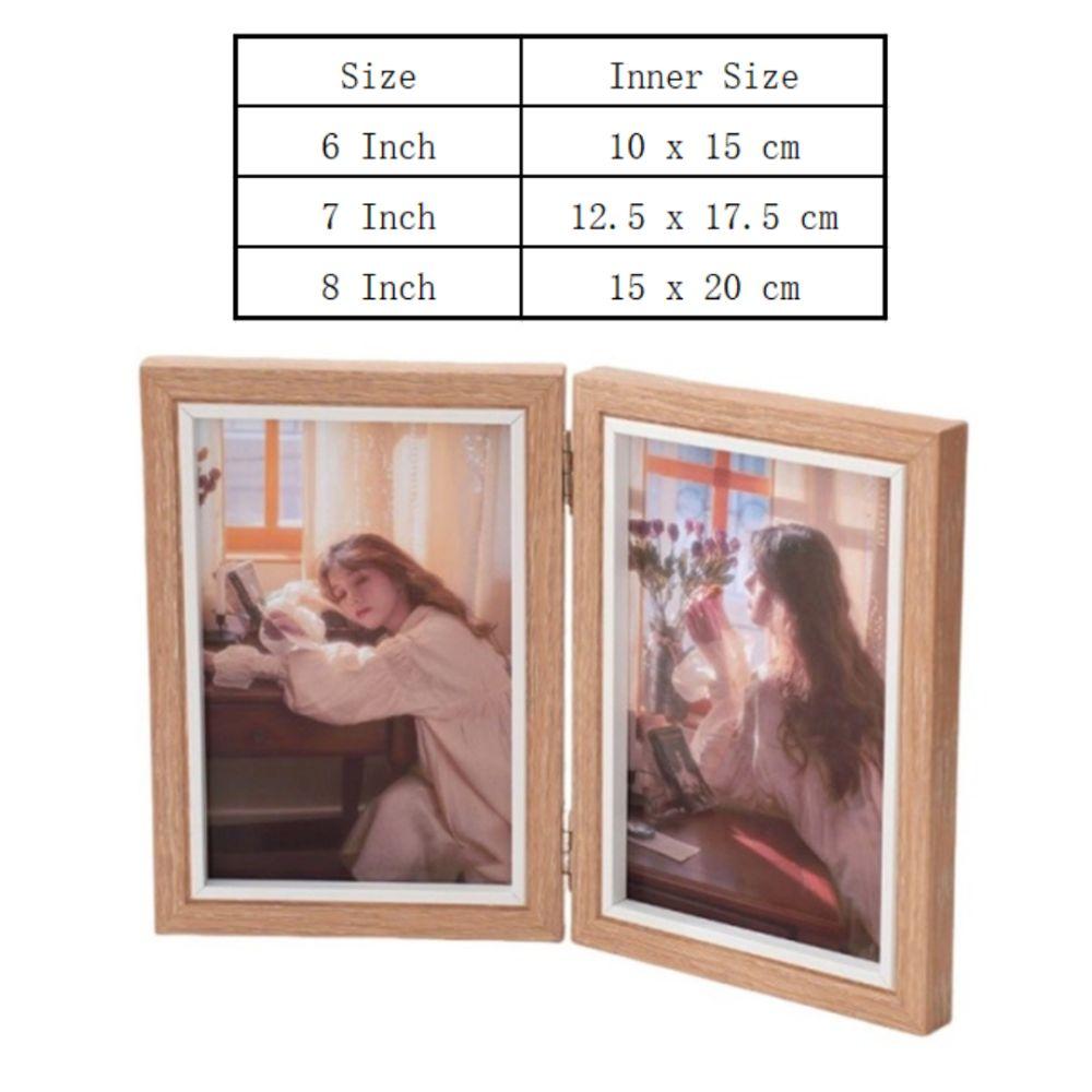Foldable Hinged Photo Frame Hinged Mechanism Picture Album New Photo Frame  Home Decor