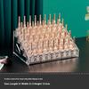 Transparent Acrylic Storage Box, Lipstick Display Stand, Desktop Cosmetics Finishing and Storage, Nail Polish Display Stand, Plastic.