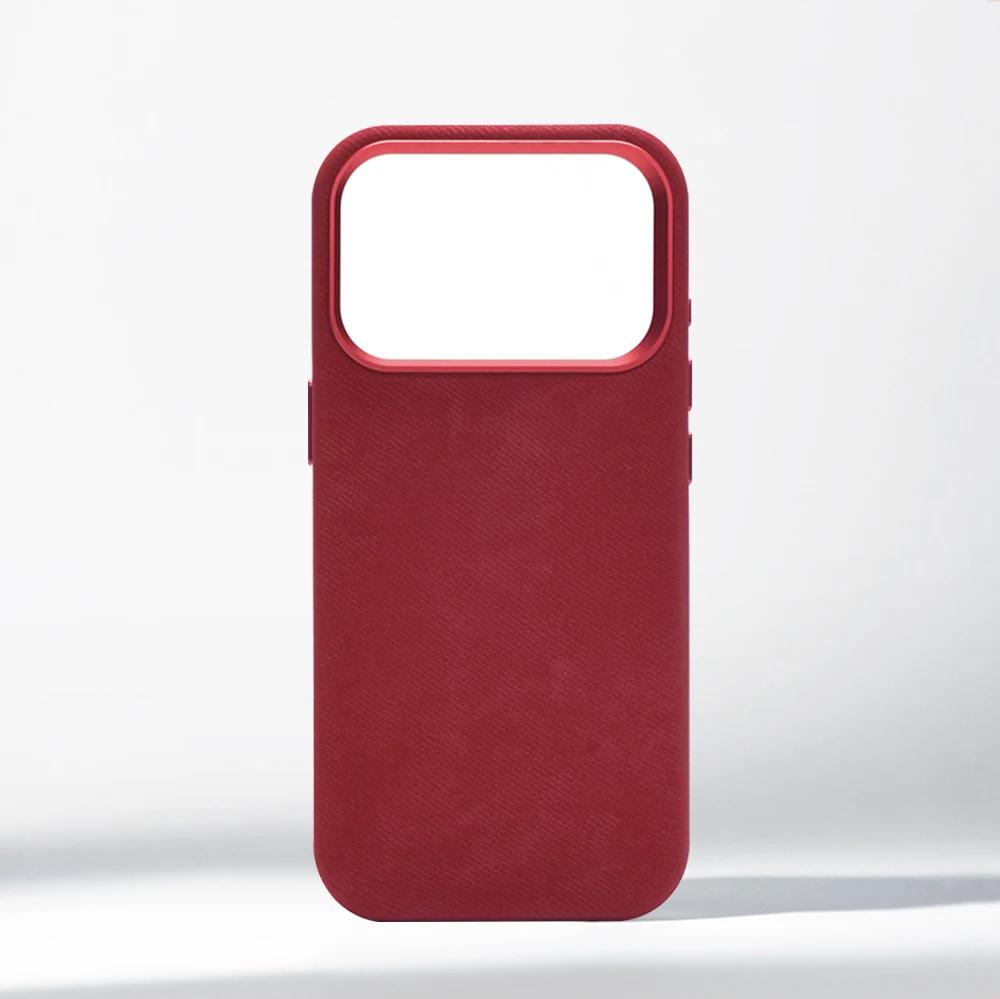 Luxury Shockproof Magnetic Fiber Leather Case For iPhone 17 Air 16 Pro Max 15 14 Plus 13 12 For Wireless Charging Protect Cover