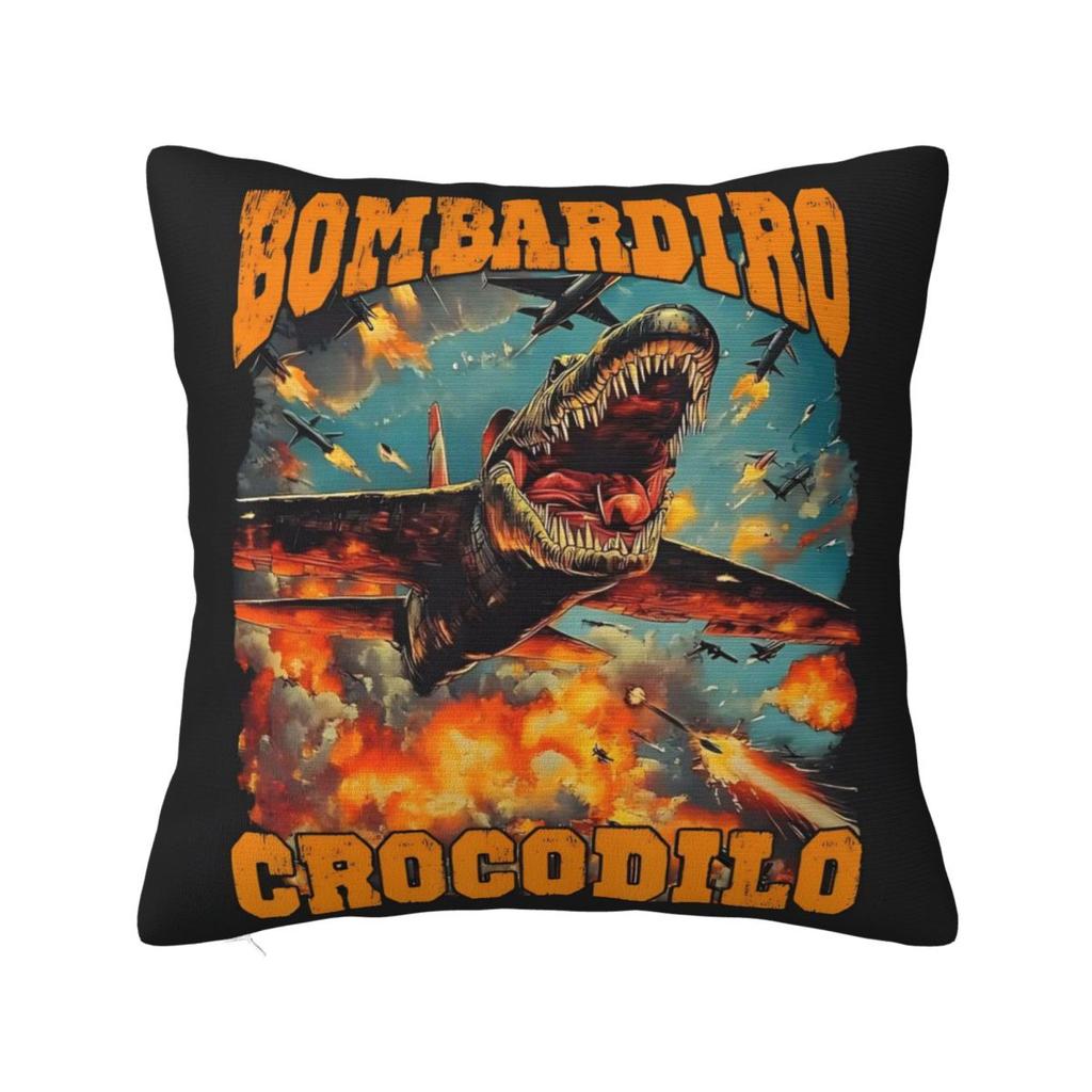 Pillow Cover ITALlAN Brainrot Creative Animal Design Cushion Cover Funny Pillow Case For Wedding Party Home Decor Pillowcases