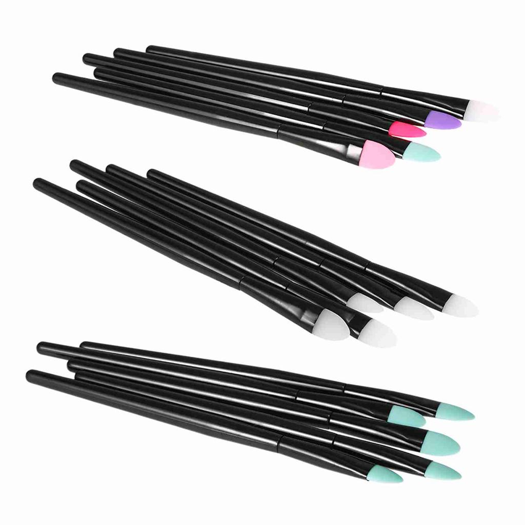5pcs Silicone Makeup Brush Set Professional Eyeshadow Brush Kit Facial Cosmetic Tools for Woman Colorized
