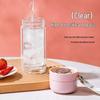 Mingxia 270ml Quick-Open Double-Layer High Borosilicate Glass Tea Tumbler