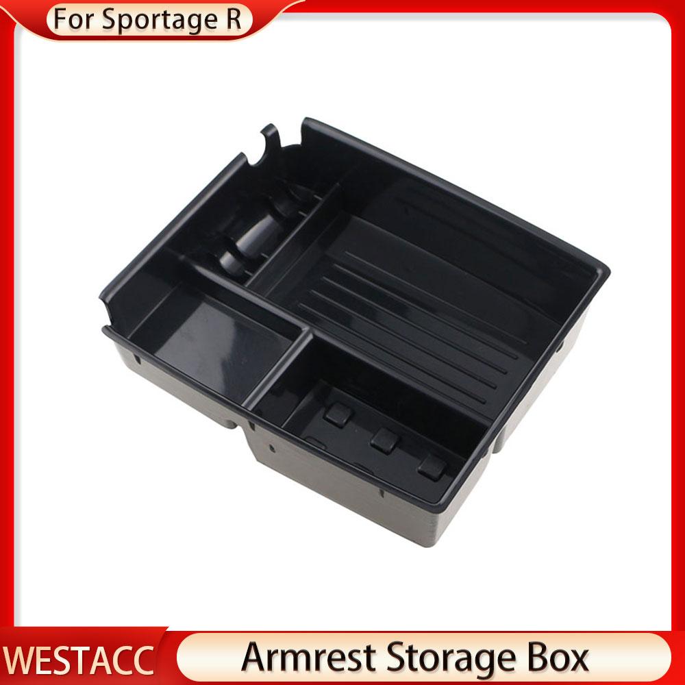 Car Central  Armrest Storage Box for Kia Sportage R LHD 2011 - 2015 Remoulded Glove Box Case Container Organizer