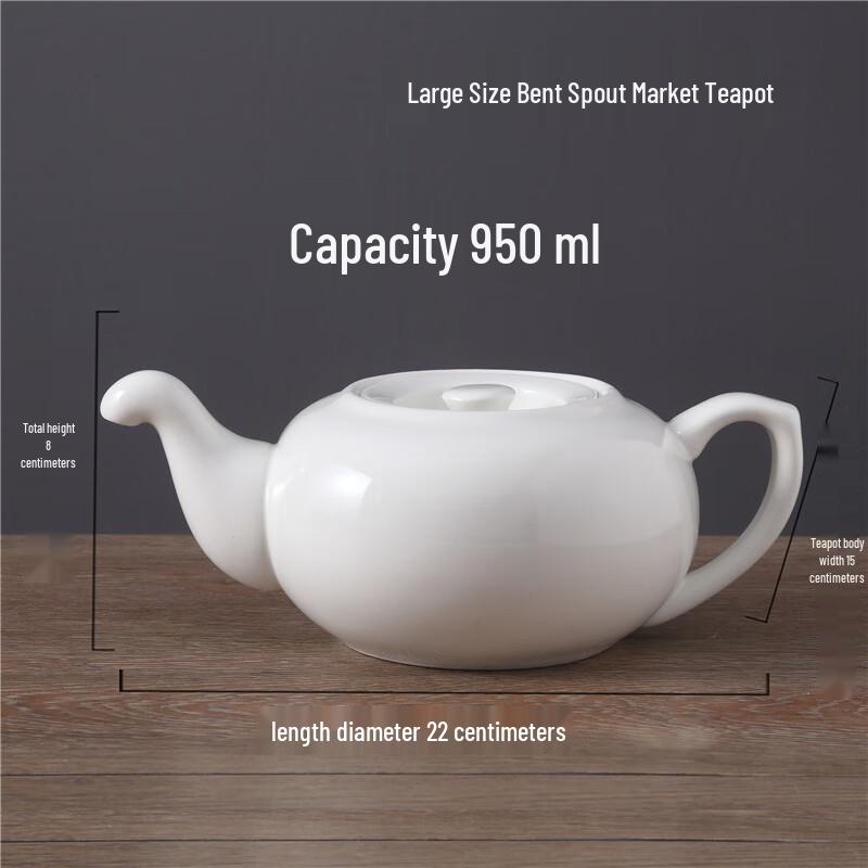 

Chinese Style White Ceramic Teapot