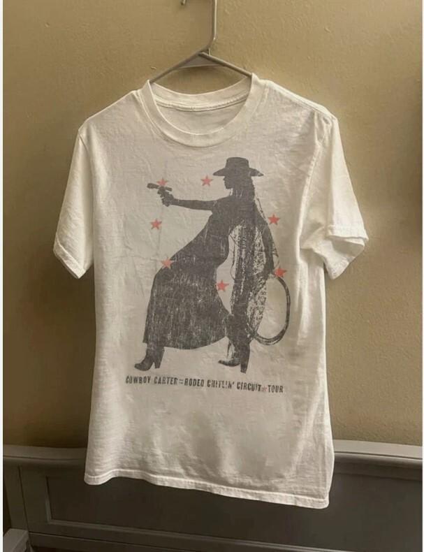 Beyonce Cowboy Carter Tour 2025 T-Shirt Merch white Unisex T-Shirt XXL