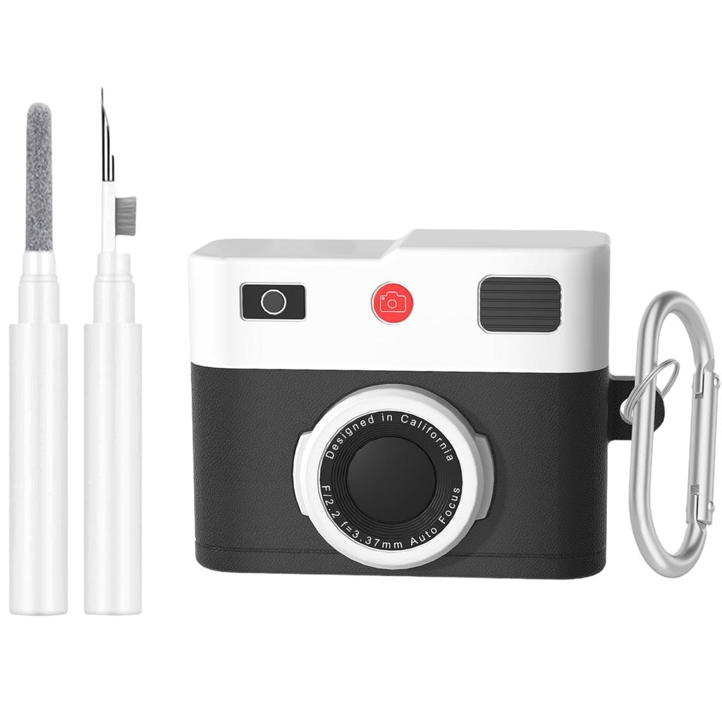 Cassette Tape Case for Airpods Pro 3 New Silicone Headphone Case Cover For Airpods Pro 3 Earbuds Case with Keychain&Cleaning Kit
