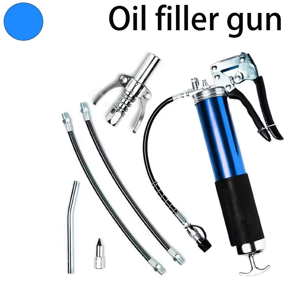 

7000PSI Oil Grease Gun Kit Manual Pistol Grip High Pressure Pump with 400CC Coupler Heavy Duty Maintenance Tool for Automotive