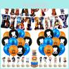 Naruto Ninja Birthday Party Supplies Decorate With Colorful Balloons Pull Flags And Cake Toppers