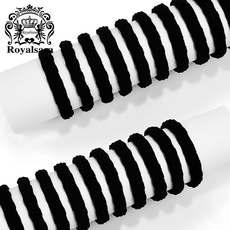 Royal Sasa 30-Pack Hair Ties, Durable, High Elasticity, Hair Bands, Hair Accessories, Hair Rings