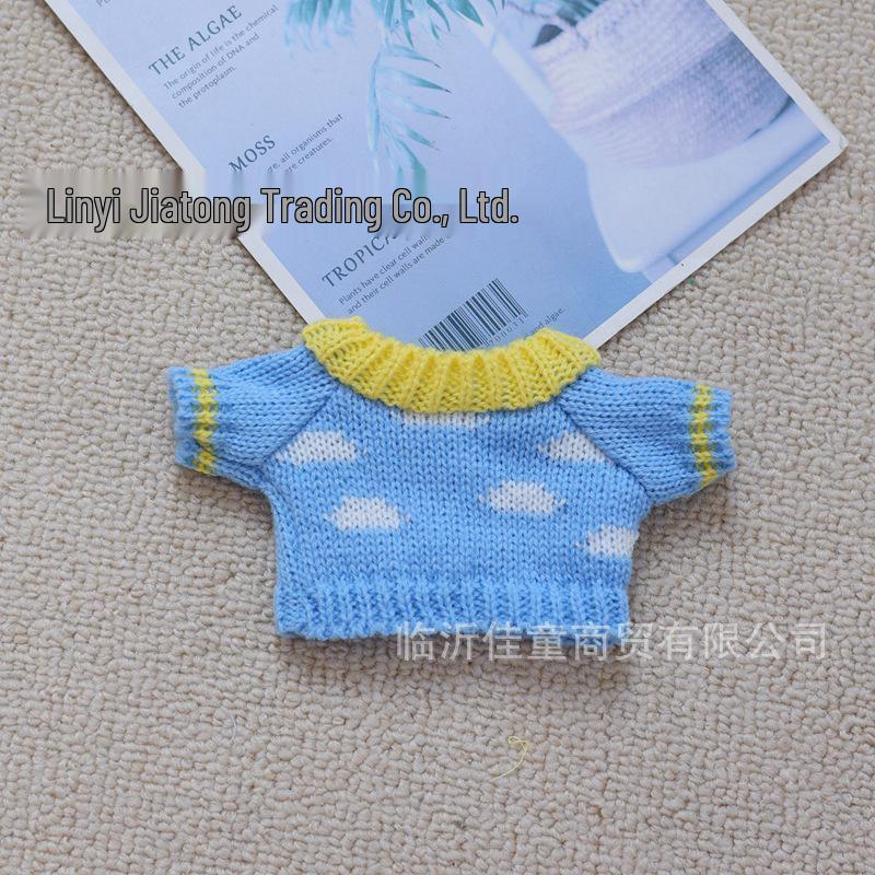 20cm Cotton Doll Accessories: Plush Dog Sweater, Scarf, Hat Set