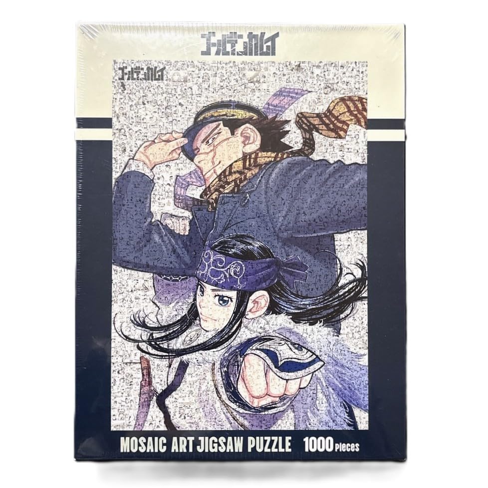 Мозаичный пазл «Золотой Камуй» - Товар с Jump Festa 2025 - 1000 деталей - Мозаичный пазл - Пазл-головоломка - Официальный товар JF2025