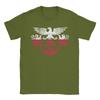 Poland Flag And Lion Wings Tshirt Hippie T Shirts Short Sleeve Classic Tops Summer Cotton O Neck Plus Size Clothing