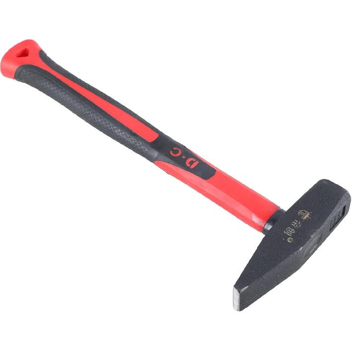 High Carbon Steel Brick Hammer With Shock Reduction Grip Hammer Polishing Flat Head Geology Hammer For Mining