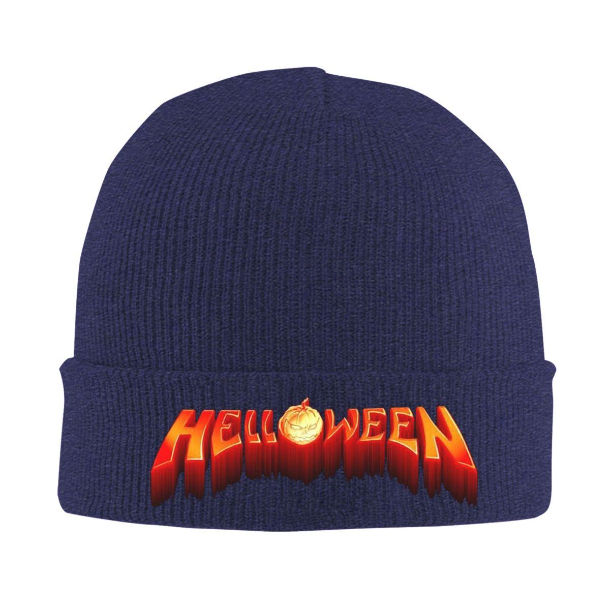 

Helloween Rock Band Warm Knitted Cap Winter Knit Bonnet Hat Skullies Beanies Hip Hop Caps for Unisex One Size