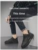 Men's Large Size Winter Mid-Top Fashion & Sport Shoes with Extra Warm Velvet