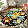 Custom 1Pc Pikachu Cyberpunk Artwork Rug Office Carpet Indoor Outdoor Entrance Doormat Nonslip Soft And Comfortable Living Room D2915212