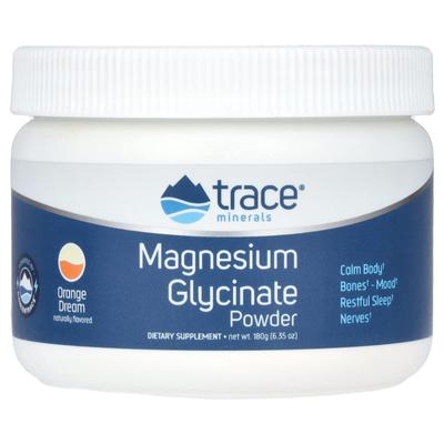 Glycine Magnesium Powder, Orange Dream, 180G(6.35Oz)