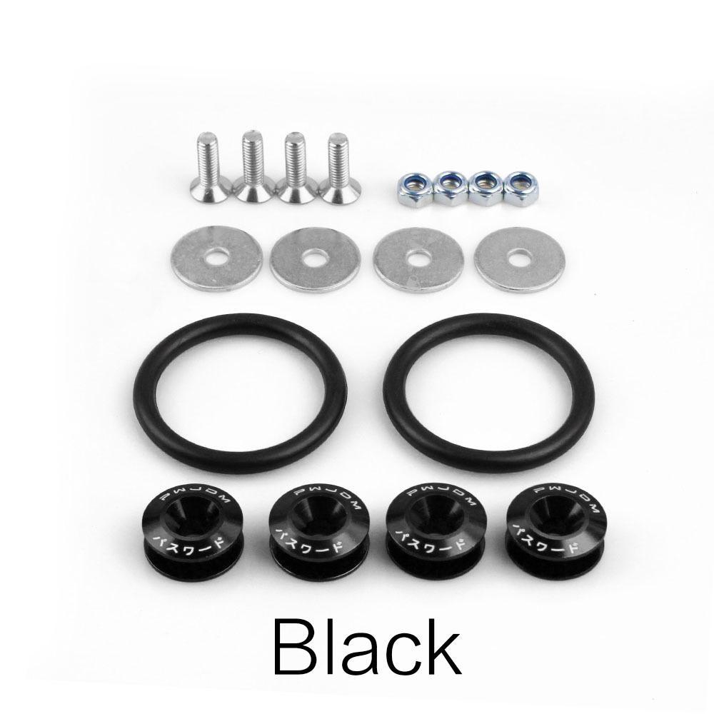 

STONEGO Quick Release Fasteners For Car Bumpers Trunk Fender Hatch Lids Kit чёрный