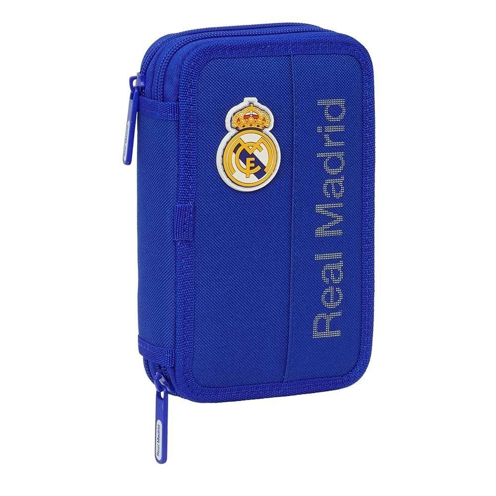 Real Madrid pencil case with equipment double filled pencil case 29 pcs 412624854 blue