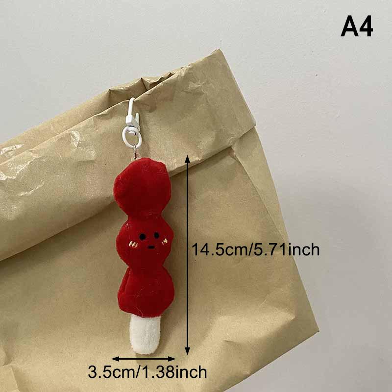 Breloc de păpușă de pluș drăguță de desene animate, breloc de chei pentru jocuri cu mâncare, breloc de chei pentru telefonul mașinii, pandantiv, ornament pentru agățat, accesorii pentru cadou, cadou