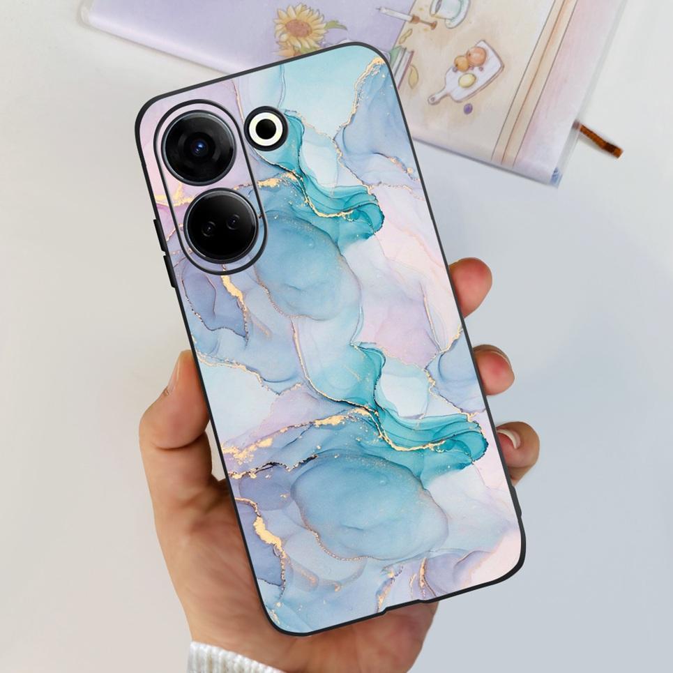 For Tecno Camon 20 Pro 4G 5G Case Cute Cat Cartoon Love Heart Liquid Silicone Shell For Tecno Camon 20 Premier Camon20 4G Funda