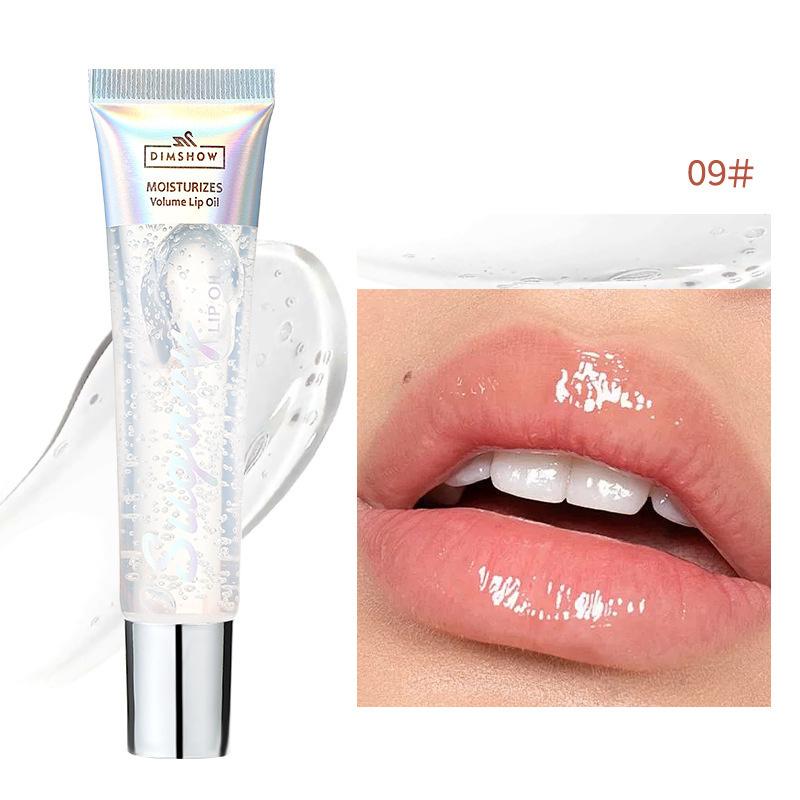 Labbra lucide e brillanti, lucidalabbra idratante impermeabile perlescente, lucidalabbra color caramella illuminante con paillettes idratante