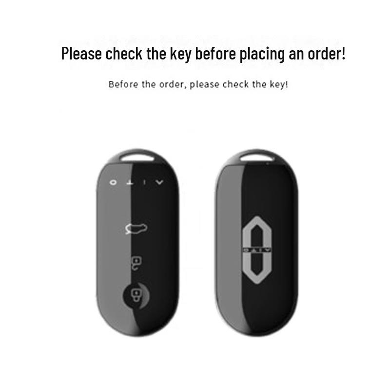 Äkta Läder Fjärrnyckelskydd för 2022 QJM M5 och AITO Jinkang Seres M7