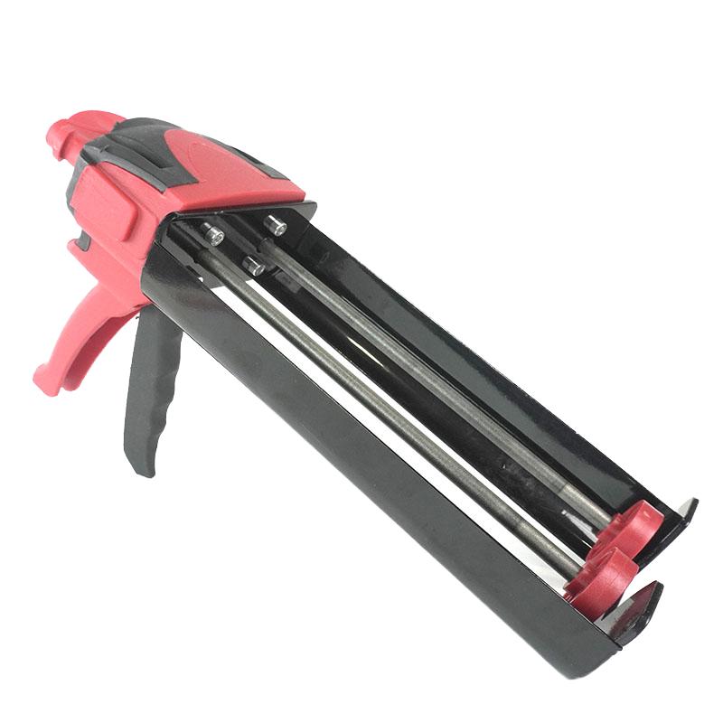 DM 600ML 1:1 Dual Component Caulking Gun Adhesive Cartridge Dispensing Tool Dispensening Gun