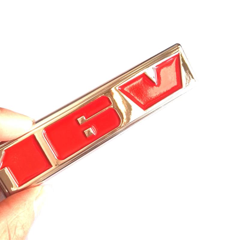 

Plastic 16V Auto Stickers Emblems Badges Logos