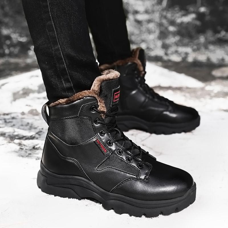 Зимние ботинки Водонепроницаемые мужские ботинки для активного отдыха Ботинки для снега — фото 15