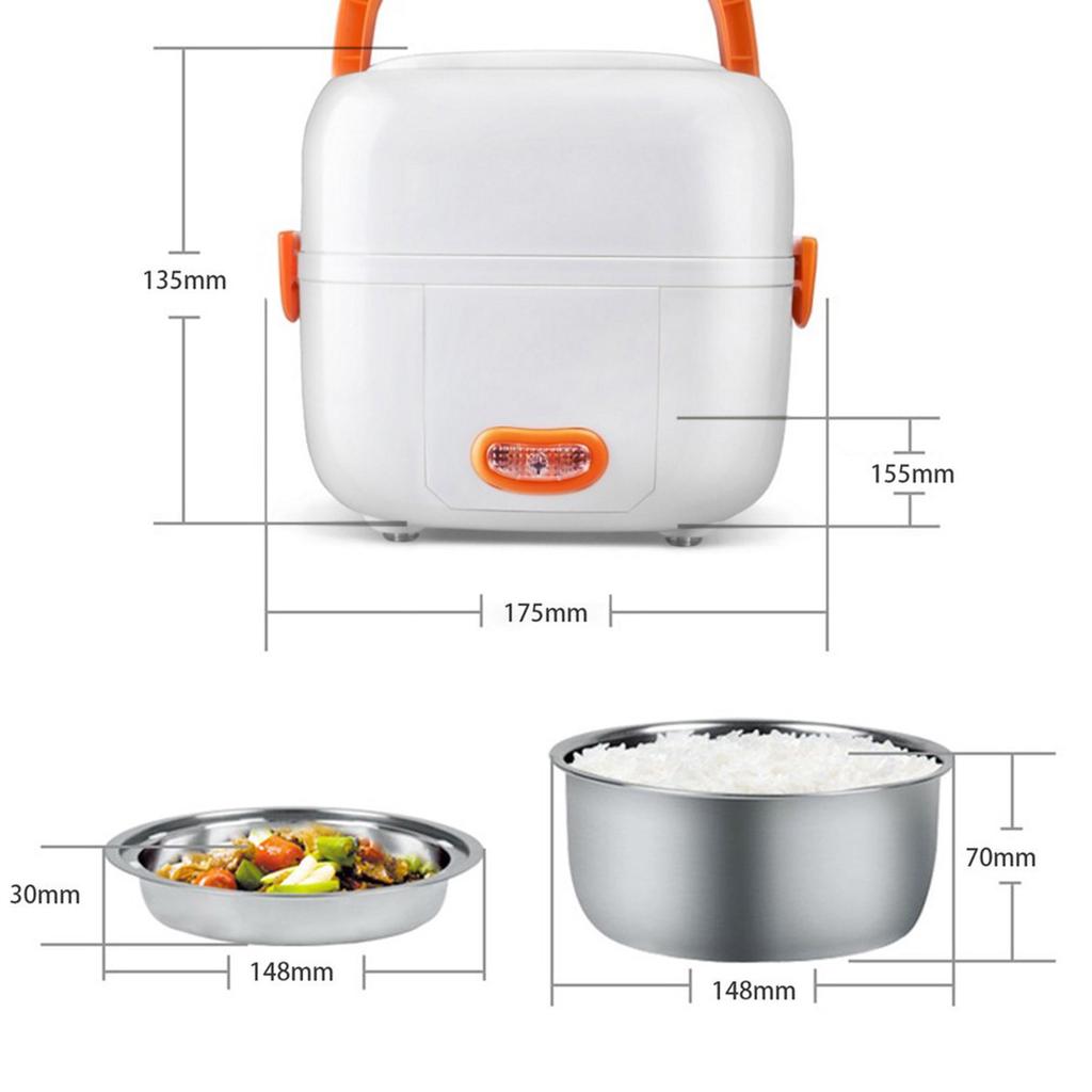 Buy Multifunctional Electric Lunch Box Food Steamer Mini Rice Cooker EU