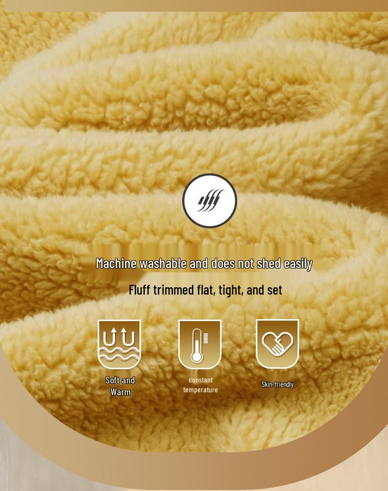 2024 Höst/Vinter Unisex Extra Lång Morgonrock i Korallfleece