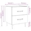Nightstands (2 pcs) Sonoma Oak Finish 40 x 35 x 47.5 cm Engineered Wood